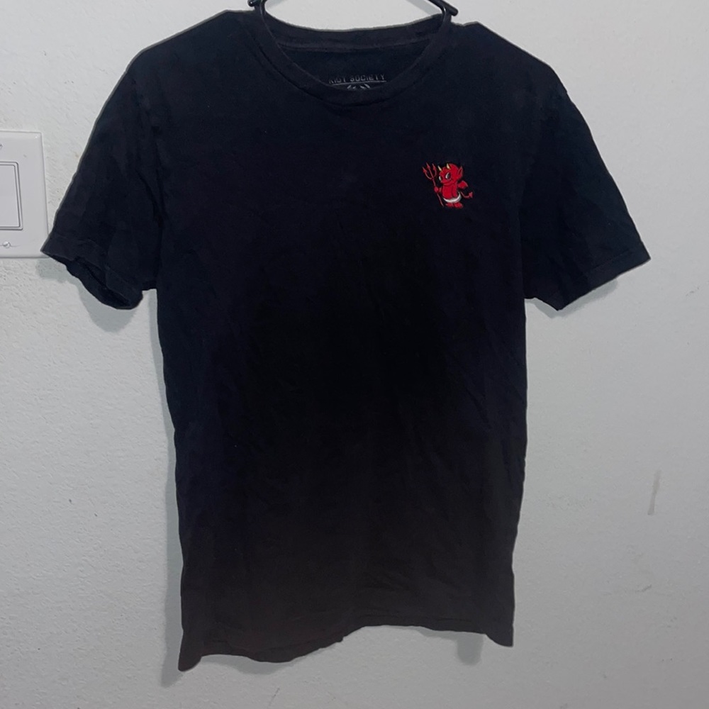 RIOT SOCIETY BLACK T SHIRT MEDIUM